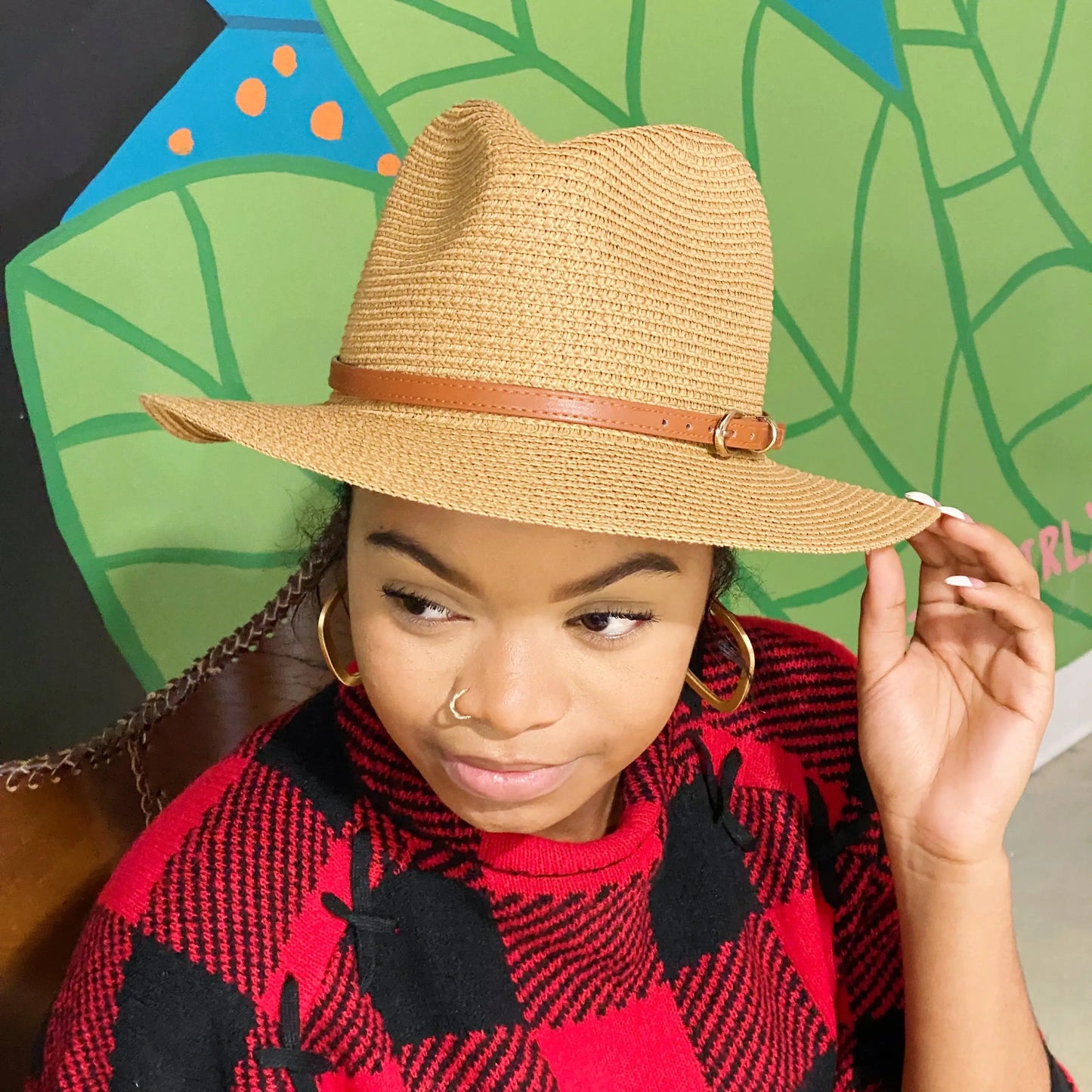 Belted Panama Fedora WEM Support (www.WEM.support)