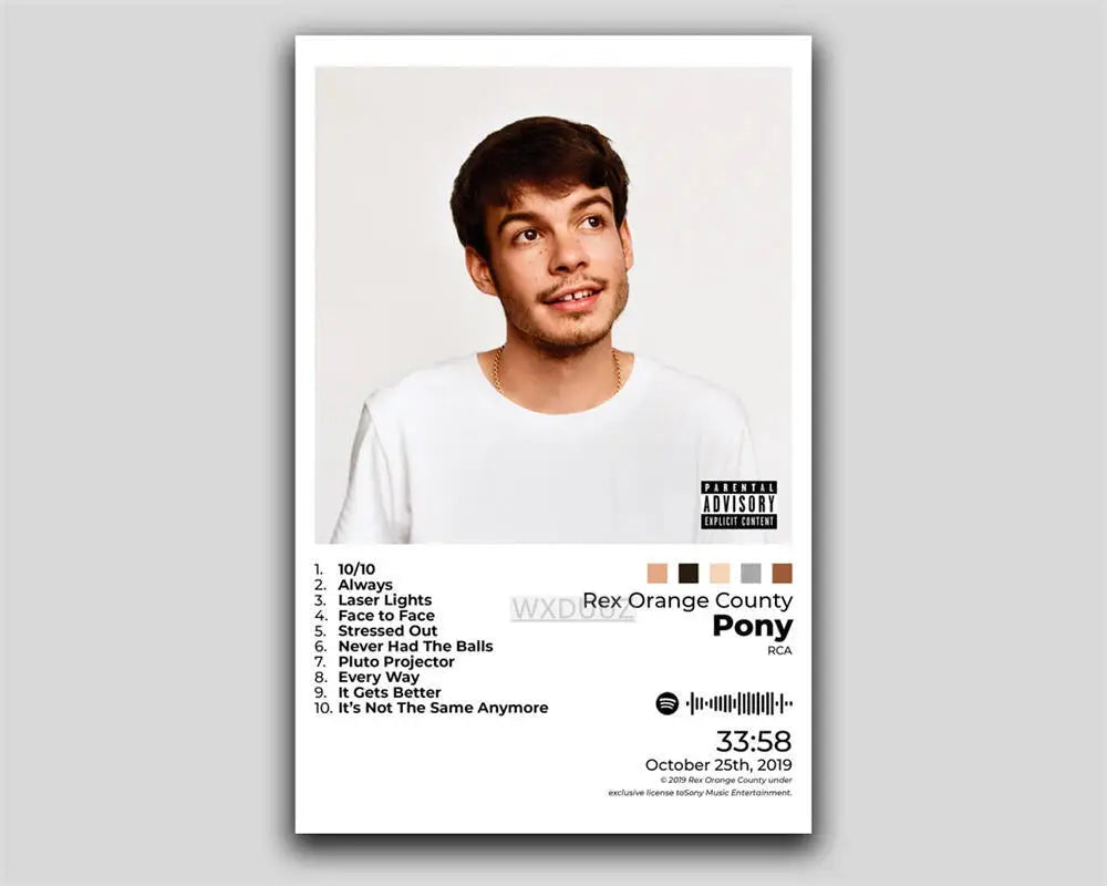 Music Album Cover Band Poster. WEM Support (www.WEM.support)