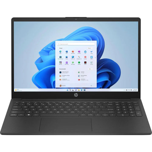 HP 15.6-inch 15-fd0038ca FHD IPS Laptop Intel Processor N100 Intel UHD Graphics 8GB DDR4 RAM 512GB SSD USB Type-C USB Type-A HDMI WiFi Bluetooth Windows 11 Home Jet Black Computer (Renewed)
