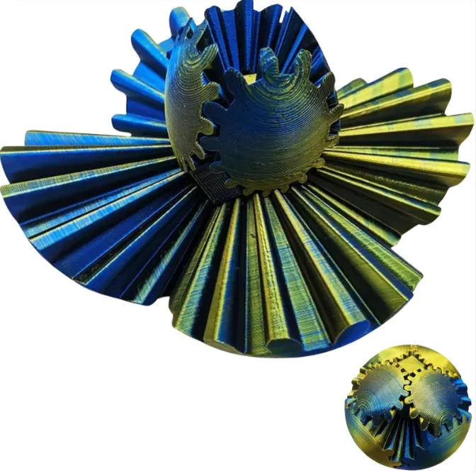 Bola de Engrenagem de Impressão 3D Rotatória