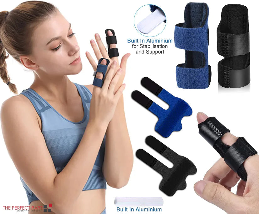 Adjustable Trigger Finger Splint Straightener Corrector Brace Support Protector WEM Support (www.WEM.support)