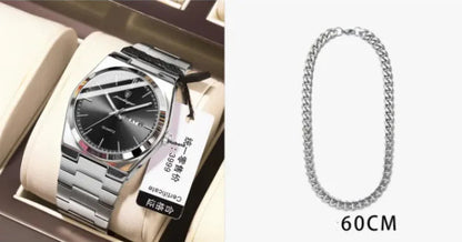 SlimLine Waterproof Quartz Watch WEM Support (www.WEM.support)