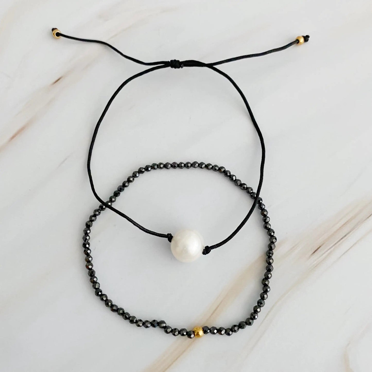 Genuine Pearl Color Dream Bracelet Set Of 2 WEM Support (www.WEM.support)