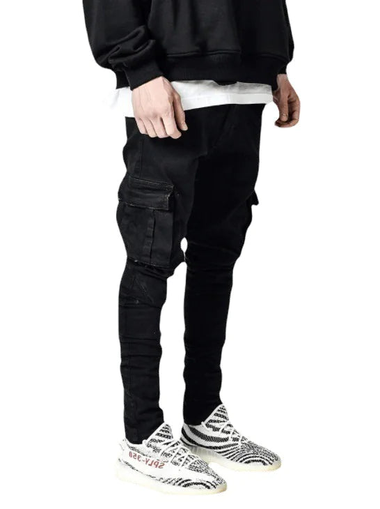 Skinny Jeans With Side Pockets And Feet For Men WEM Support (www.WEM.support)