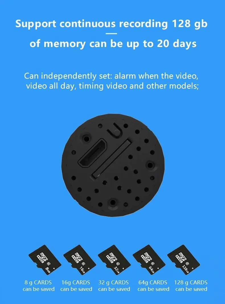 WiFi Wireless Spy 4K Mini Camera Pinhole DIY Hidden HD Screw IP DVR Nanny Cam WEM Support (www.WEM.support)