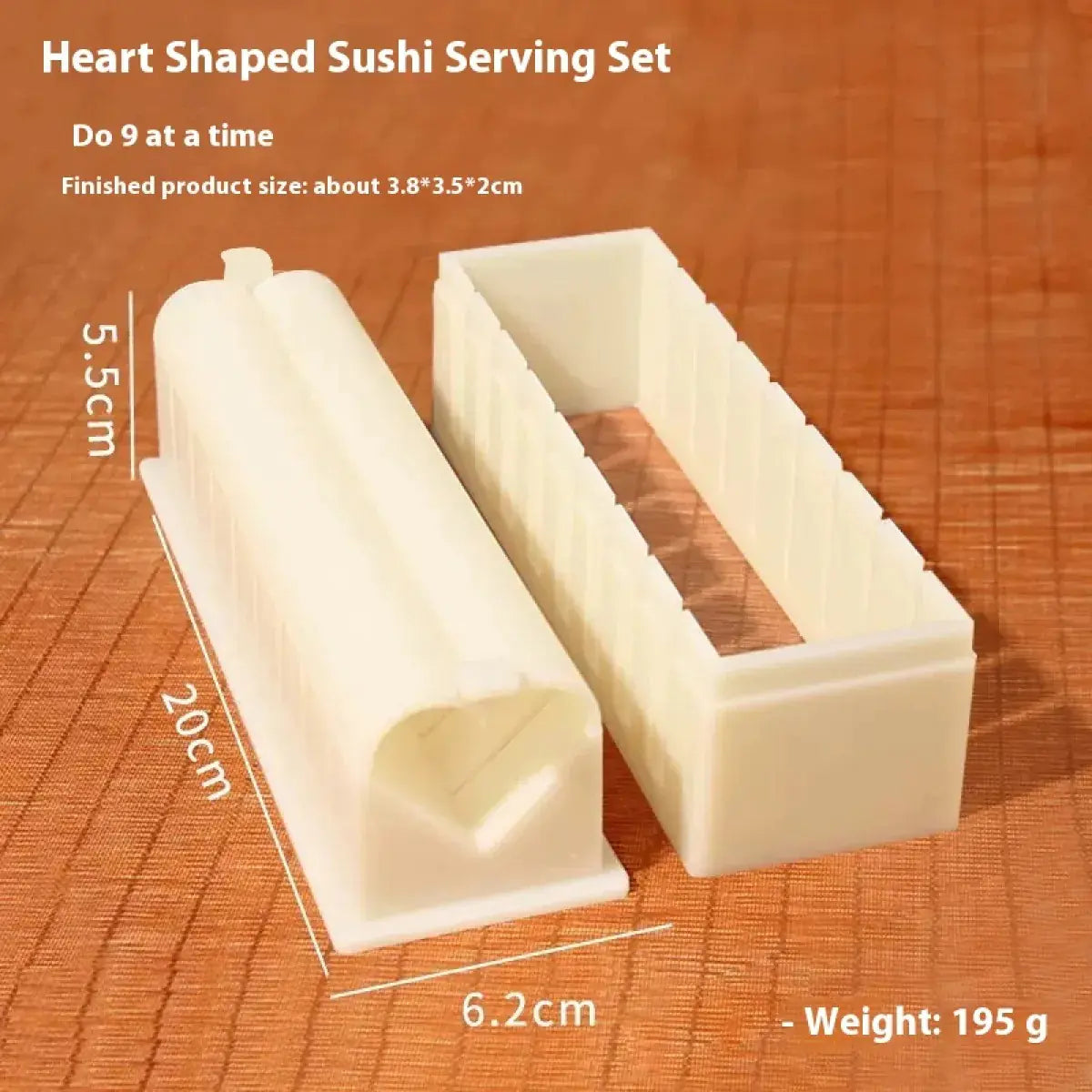 Molde para Arroz de Sushi e Nori