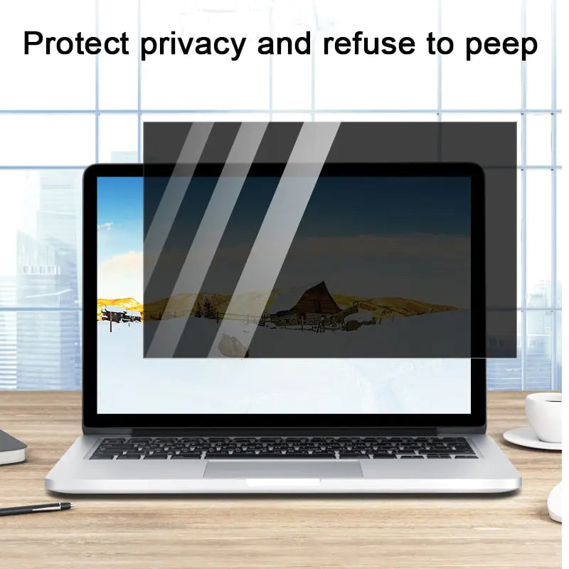 Anti-Spy Laptop Privacy Screen Protector WEM Support (www.WEM.support)