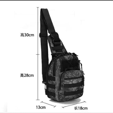 Militärstil Outdoor Kompakter Sling-Rucksack WEM Support (www.WEM.support)