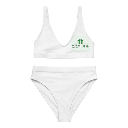 Biquíni Eco - chic de Cintura Alta Estampado - Catch Cards