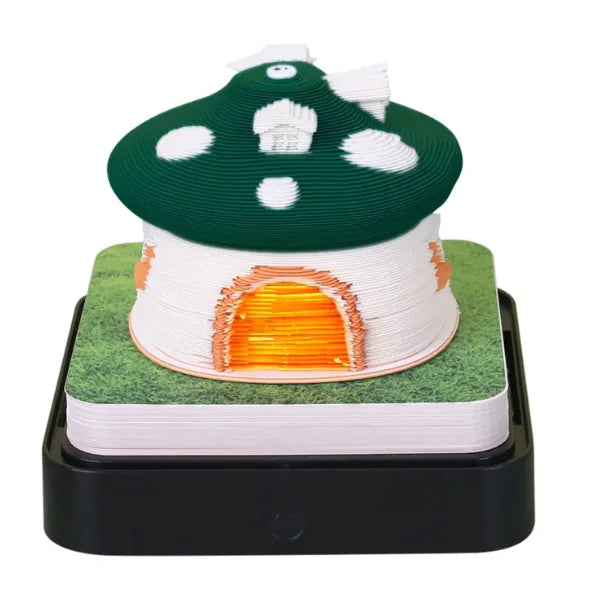 3D Earth Astronaut Calendar Memo Pad with LED Light WEM Support (www.WEM.support)