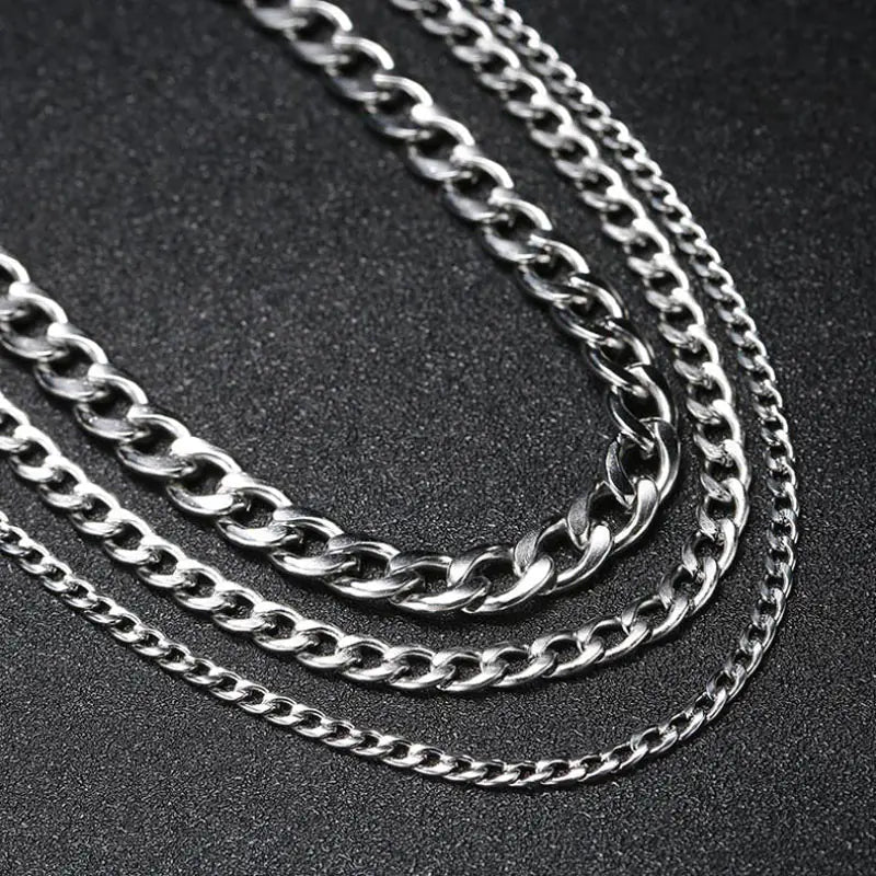 Stainless Steel Chain Necklace WEM Support (www.WEM.support)