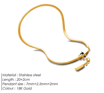 Stainless Steel Snake Bone Bracelet WEM Support (www.WEM.support)