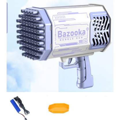 Automatic Soap Bubble Gun Rocket 69 Holes WEM Support (www.WEM.support)