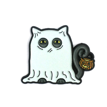 Spooky Kitty Pin WEM Support (www.WEM.support)