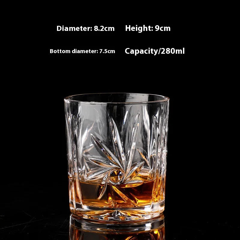 Crystal Whiskey Shot Glass Set WEM Support (www.WEM.support)