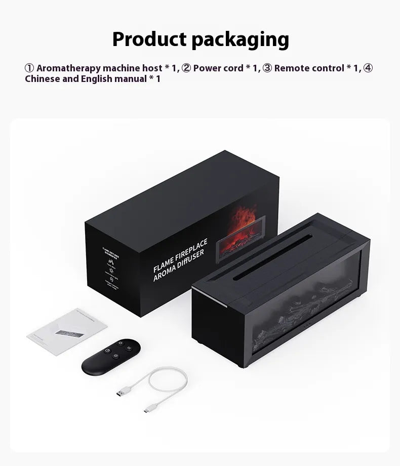 3D Fireplace Humidifier WEM Support (www.WEM.support)