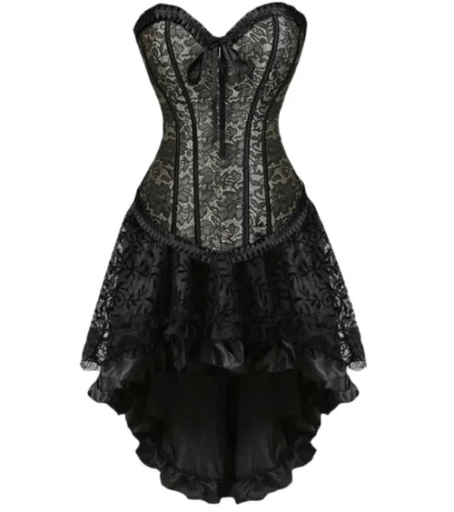 Body-Shaping Two-Piece Court Dress with Adjustable Fit WEM Support (www.WEM.support)