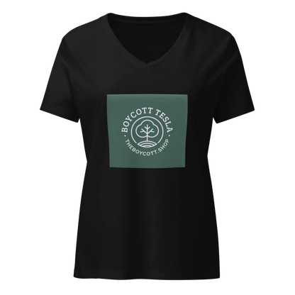 Camiseta Casual V - Neck para Mujer | Bella Canvas - Catch Cards