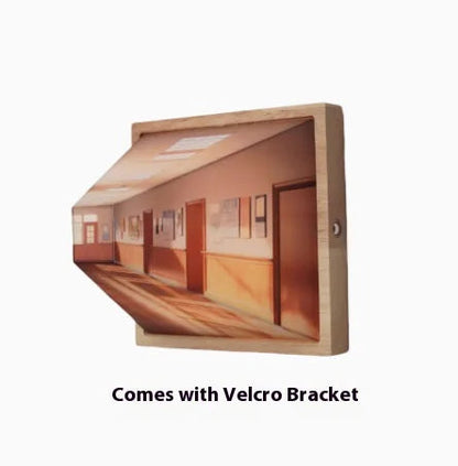 3D Naked Eye Vision Night Light Wall Lamp WEM Support (www.WEM.support)