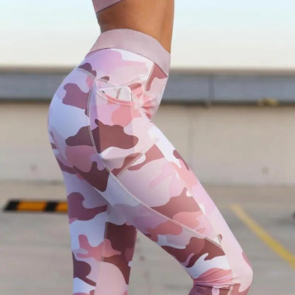 Pink Camo Taschen Push Up Fitness 2-Teiliges Set WEM Support (www.WEM.support)