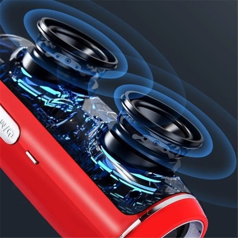 Bluetooth 5.1 Speaker Wireless Waterproof Outdoor Stereo LOUD Bass USB/TF Strap WEM Support (www.WEM.support)
