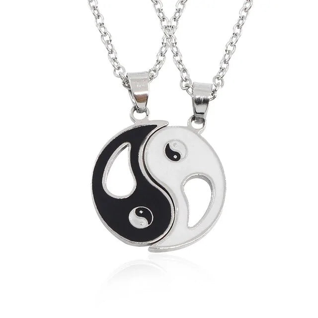 Star Moon Best Friend Pendant Necklace Set WEM Support (www.WEM.support)