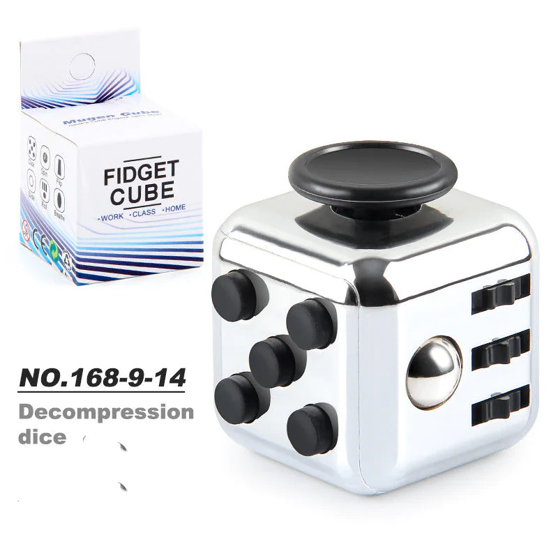 Cubo de Decompressão Fidget de 6 Lados