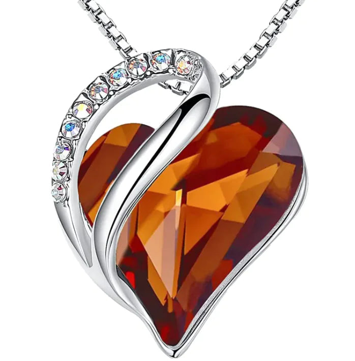 Sterling Silver Heart Charm WEM Support (www.WEM.support)