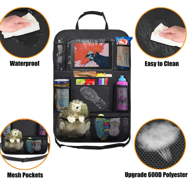 Bolsa de Armazenamento Traseiro de Assento de Carro Anti-Chute