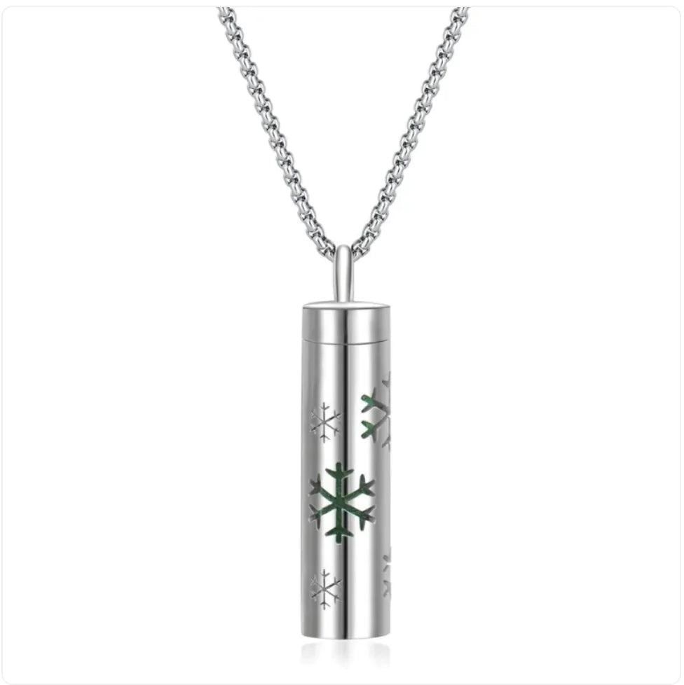 316L Stainless Steel Perfume Oil Diffuser Necklace WEM Support (www.WEM.support)