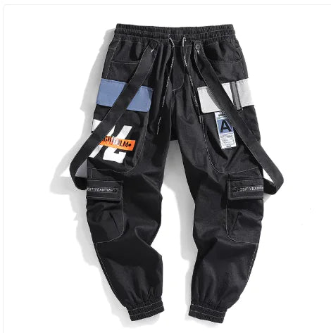 Casual Trousers Overalls For Male Youth Hong Kong Style Multi-pocket Trousers HejK.com