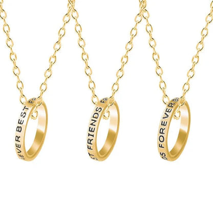 Star Moon Best Friend Pendant Necklace Set WEM Support (www.WEM.support)