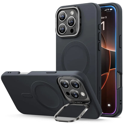 ESR for iPhone 15 Plus Case, Compatible with MagSafe, Military-Grade Protective Case, Built-in Stash Stand Phone Case, Scratch-Resistant Back Cover, Classic Series, Clear