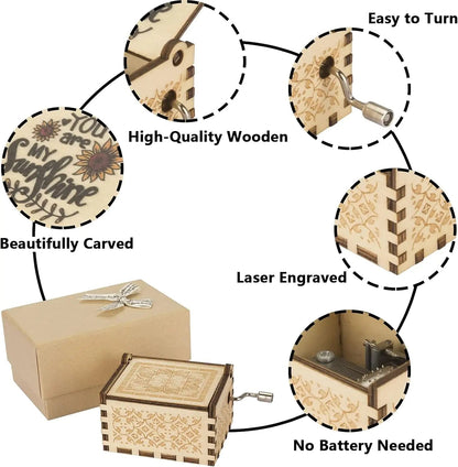 Caixa Musical Você é Meu Raio de Sol WEM Support (www.WEM.support)