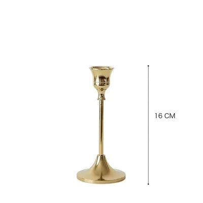 Classic Antique Gold Candle Stand