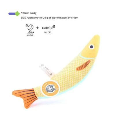 Catnip Fish Plush Toy HejK.com