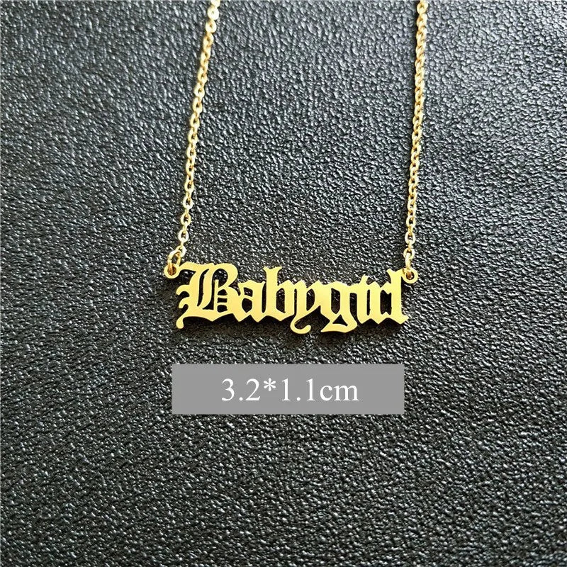 Babygirl Pendant Necklace WEM Support (www.WEM.support)