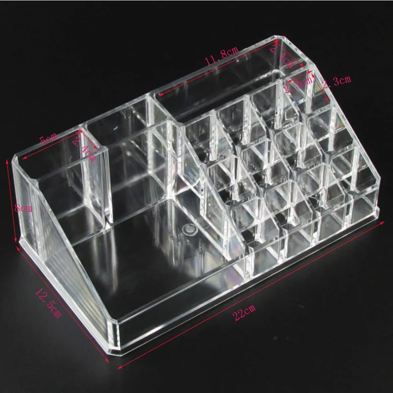 Acrylic Transparent Makeup Organizer WEM Support (www.WEM.support)