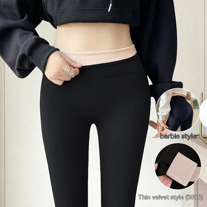 Fleece-lined Thick High Waist Hip Lift Leggings For Women WEM Support (www.WEM.support)