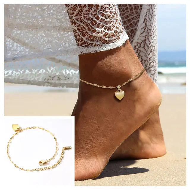 Adjustable Snake Chain Anklet for Women Girls WEM Support (www.WEM.support)