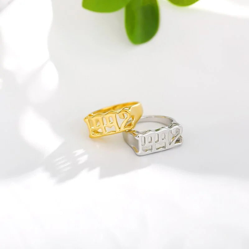 Stainless Steel Ring Year WEM Support (www.WEM.support)