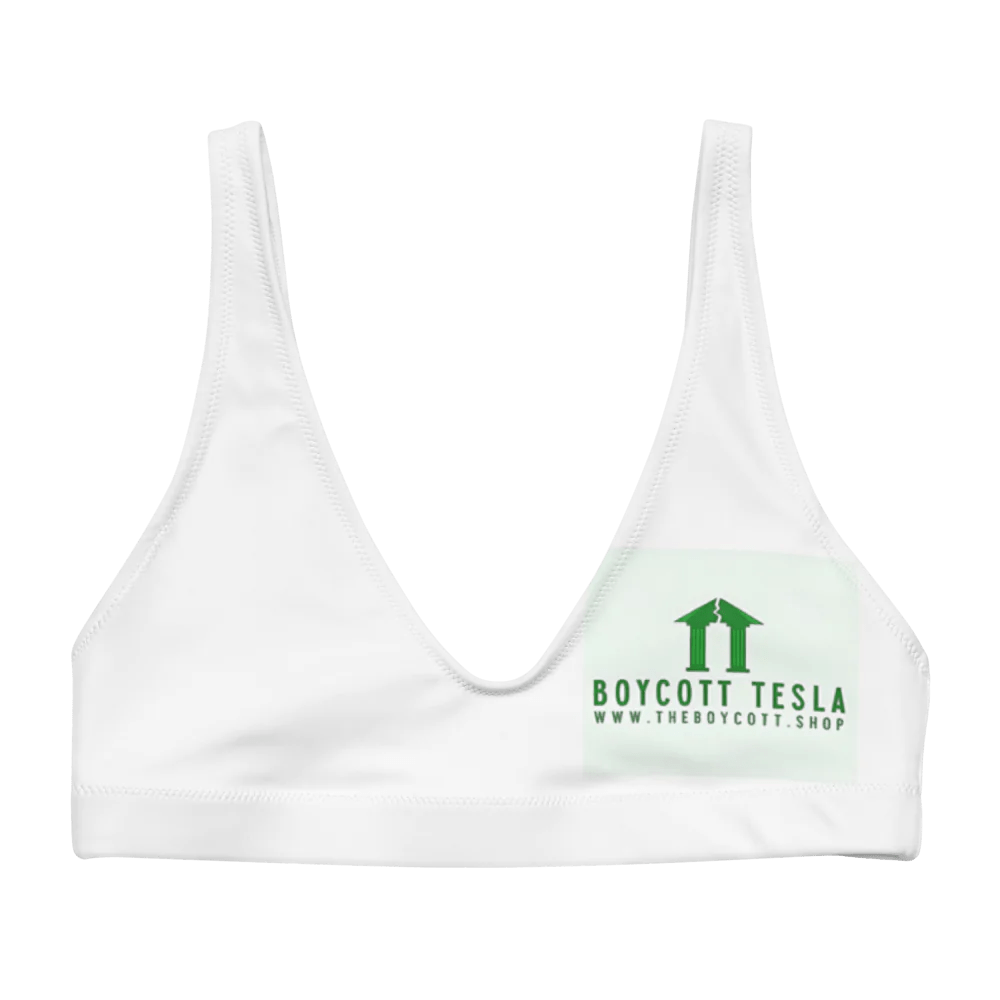 Eco Chic Padded Bikini Top - Catch Cards