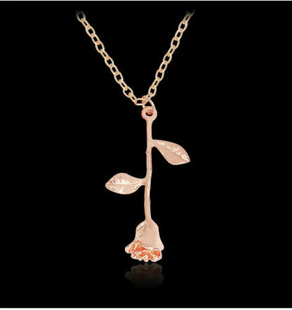 Singular Rose Necklace WEM Support (www.WEM.support)