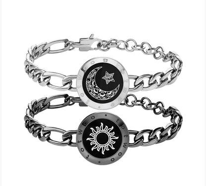Smart Sun & Moon Sensing Couple Bracelet WEM Support (www.WEM.support)