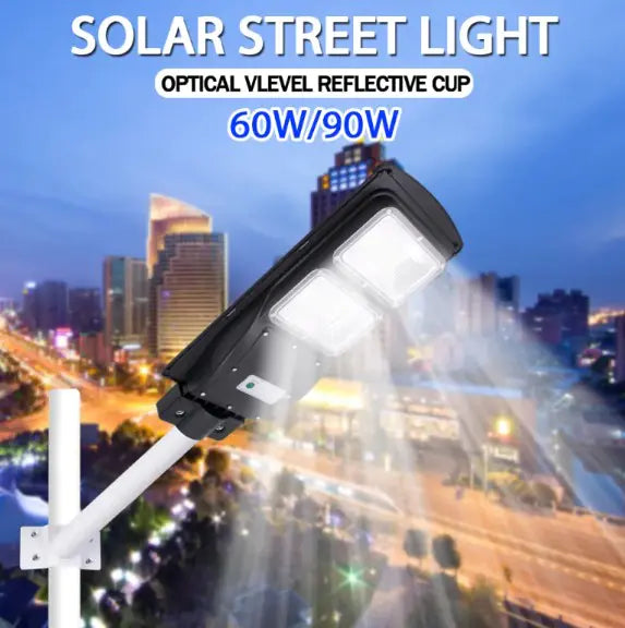 Solar Powered Sensor Outdoor Street light WEM Support (www.WEM.support)