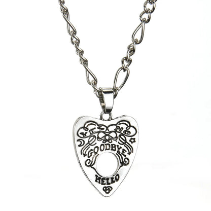Ouija Pendant Chain Necklace WEM Support (www.WEM.support)