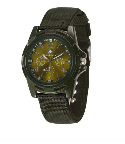 Nylon strap watch three-eye three-pin quartz watch WEM Support (www.WEM.support)