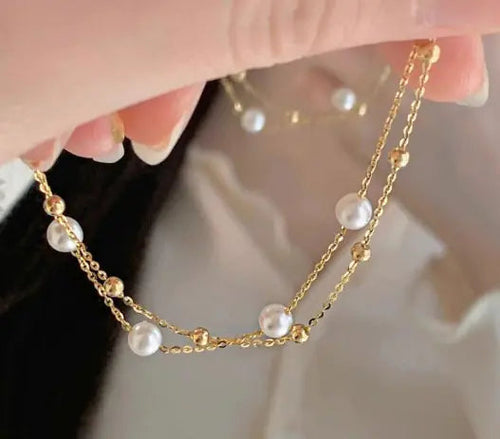 Pearl Double-layer Bracelet WEM Support (www.WEM.support)