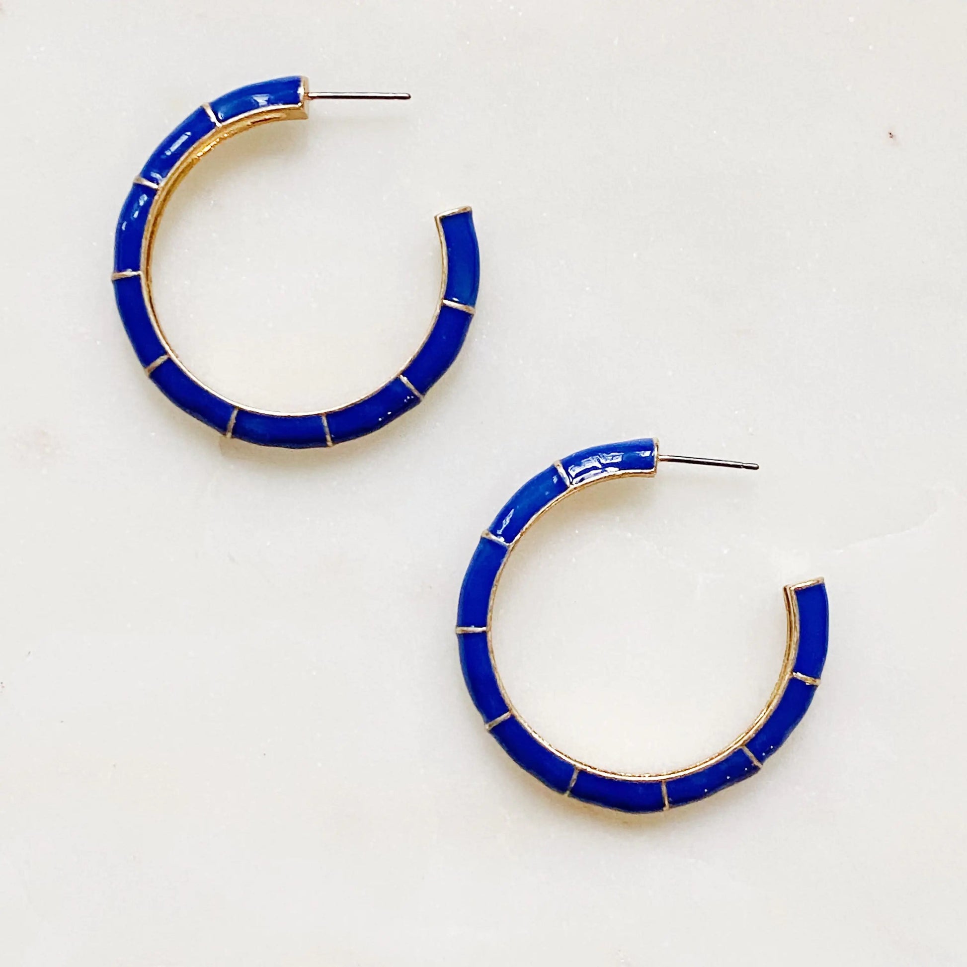 Candy Drop Colored Hoop Earrings WEM Support (www.WEM.support)