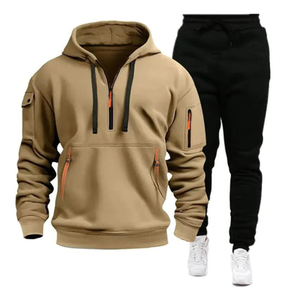 Men's Multi-Pocket Hoodie WEM Support (www.WEM.support)
